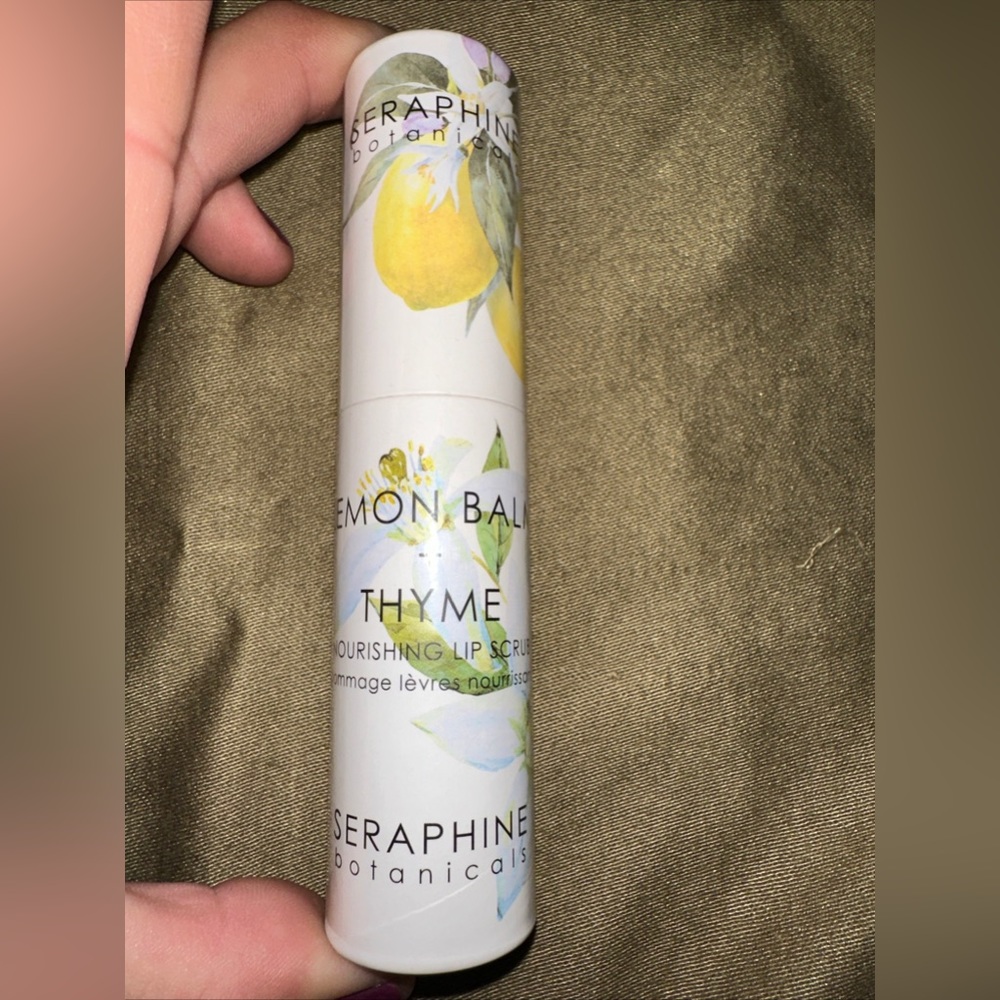 Seraphine‎ Botanicals Lemon Balm & Thyme Nourishing Lip Scrub